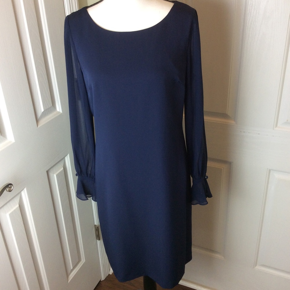 Karl Lagerfeld Navy long sleeve dress